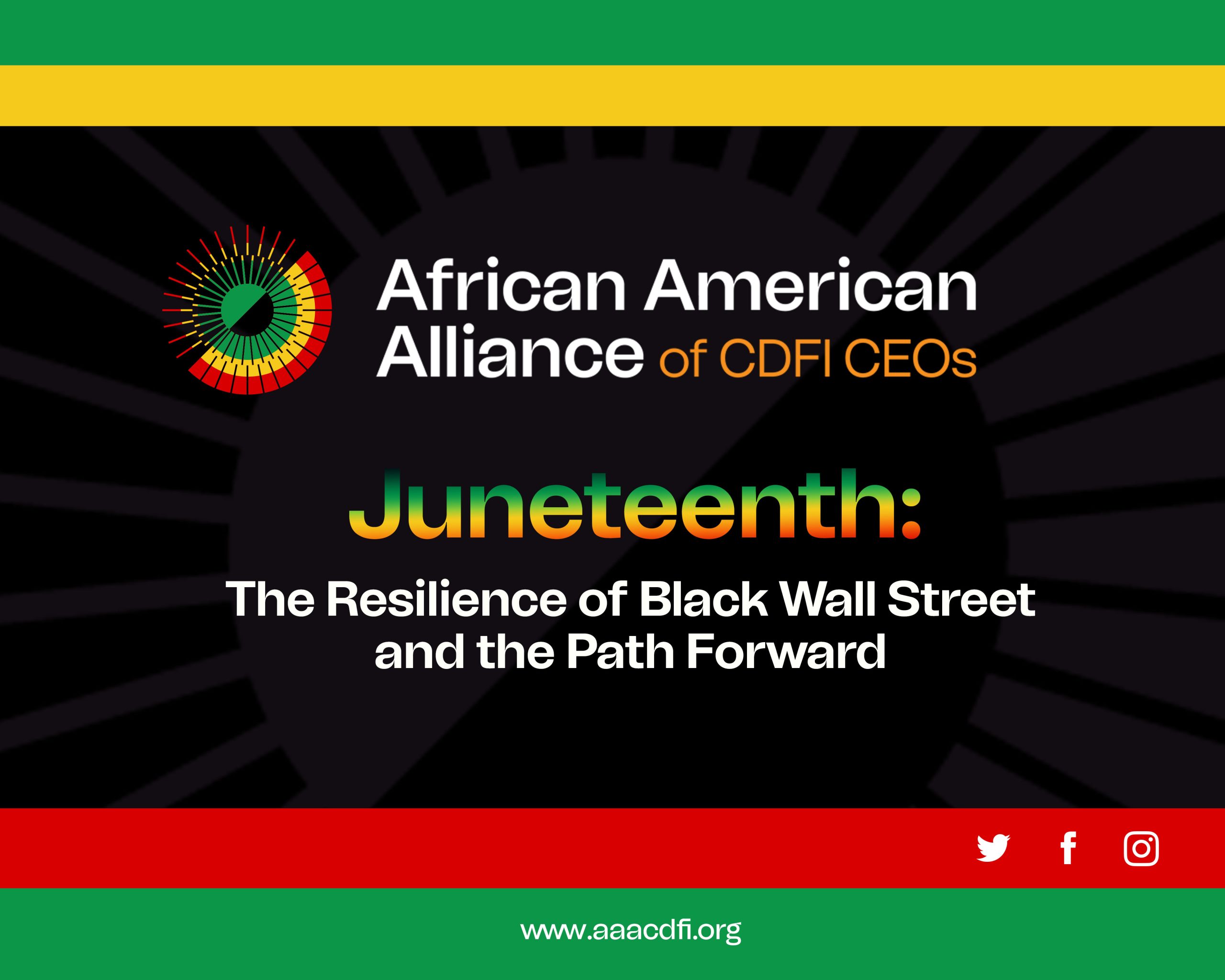 Reflections The Resilience of Black Wall Street and the